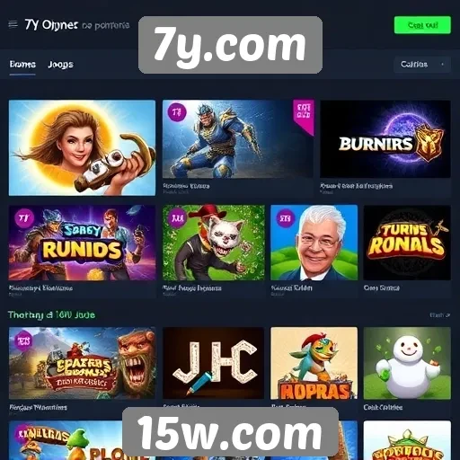 Exploração das principais categorias de jogos em 7y.com